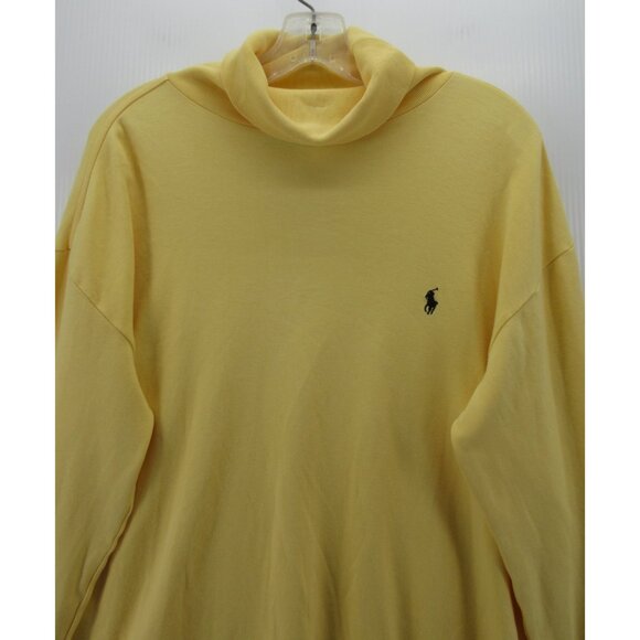VINTAGE Ralph Lauren Shirt XL Turtleneck Base Layer Pony Logo T 90s * - Picture 2 of 12